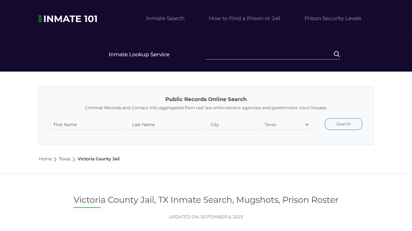 Victoria County Jail, TX Inmate Search, Mugshots, Prison Roster